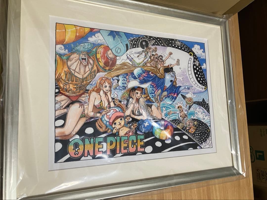 [未使用]ワンピース 額装高精細複製原画　(少年ジャンプ2021年合併号掲載