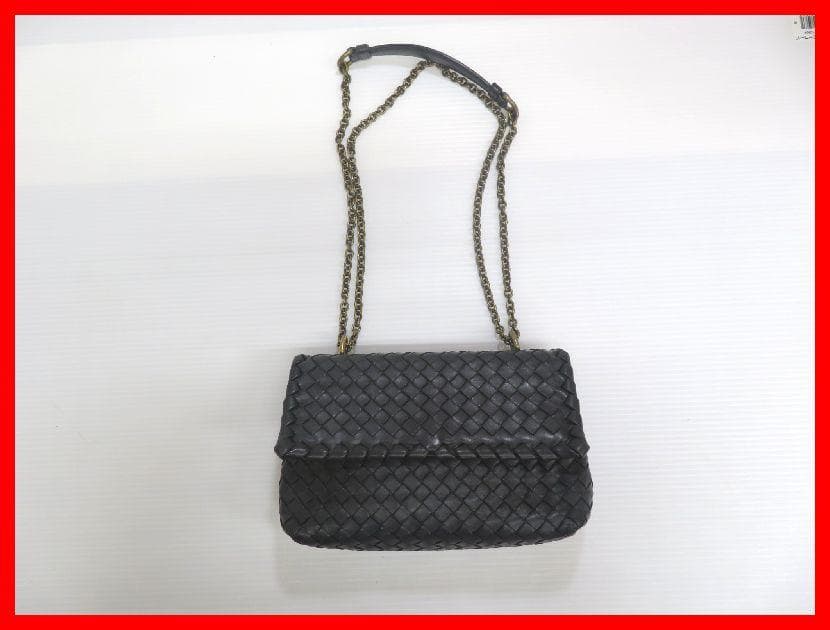 BOTTEGAVENETA チェーンショルダーバッグ mム83②