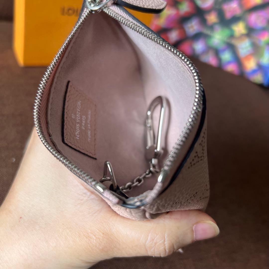 ルイヴィトン　モノグラム マヒナ ケース 小銭入れ ピンク