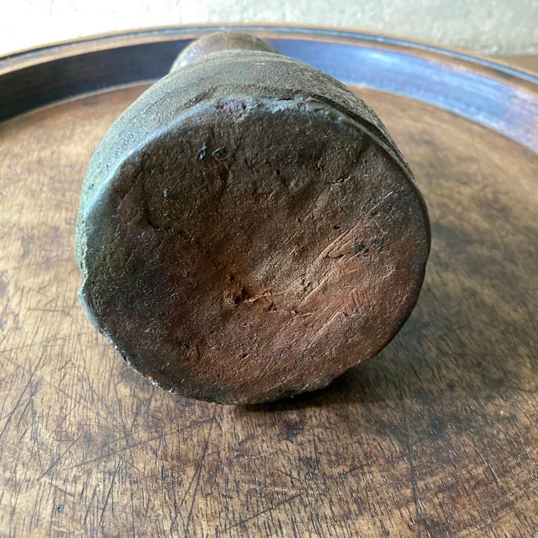 備前焼　古備前　江戸時代　花器　花入　花瓶　お茶道具　骨董　アンティーク　古道具