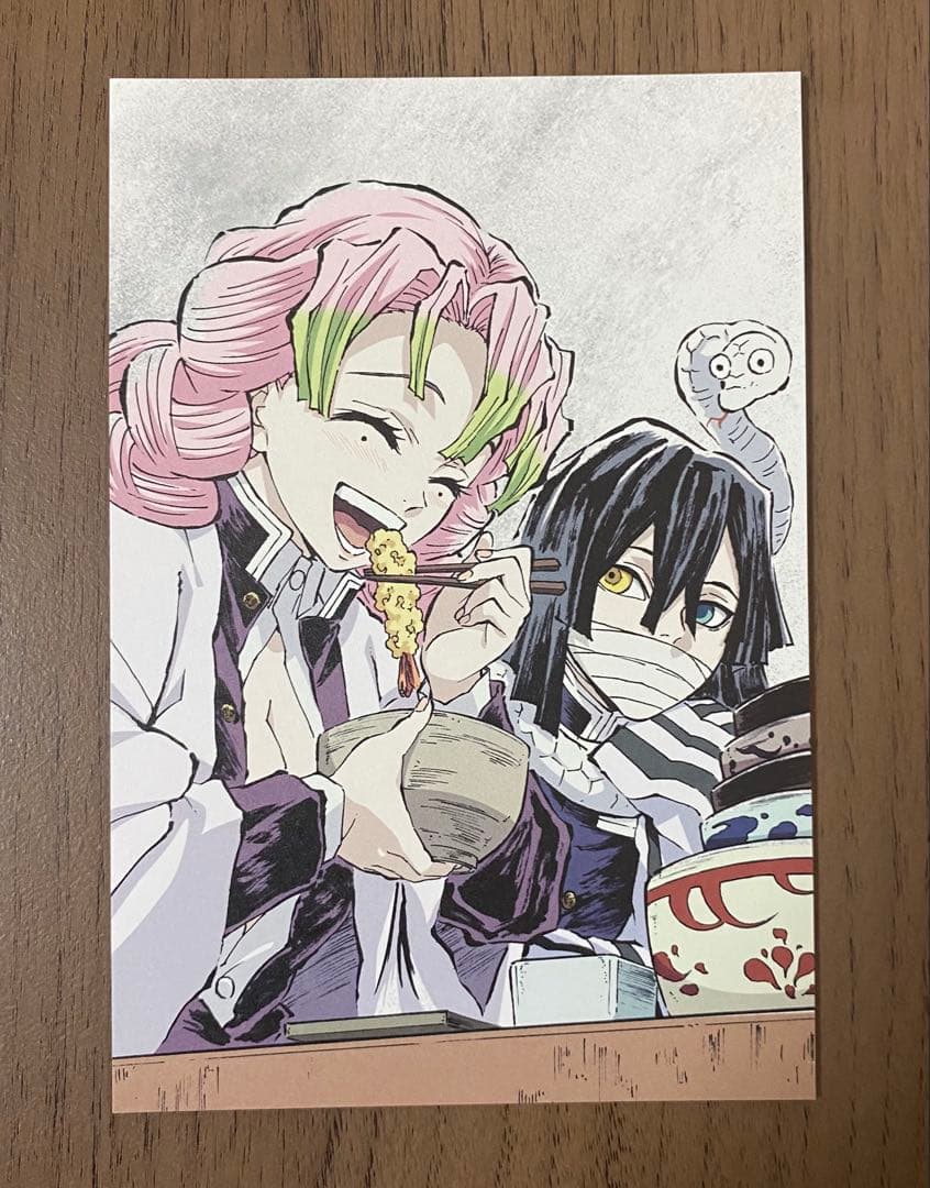 甘露寺蜜璃 伊黒小芭内 全集中展 刀鍛冶の里編 柱稽古編 幕間画ポスト