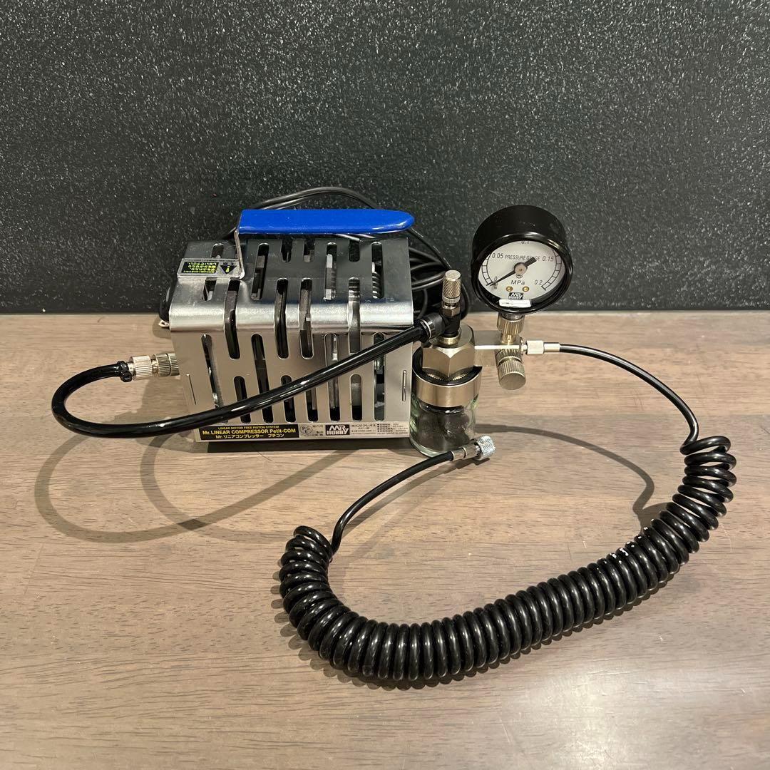送料込】コンプレッサー&レギュレーターセット エアホース2本おまけ