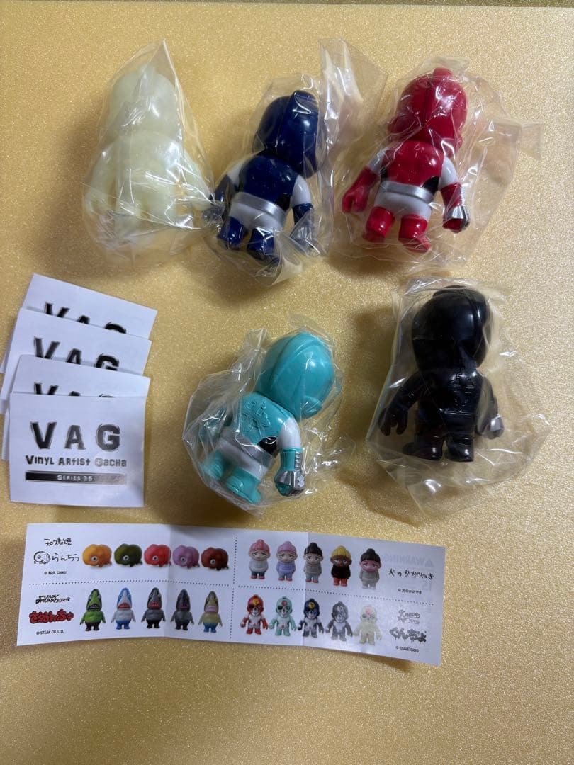 VAG ぐんぢょ 全5種類 全5種 ぐんぢょ VAG シリーズ ソフビ