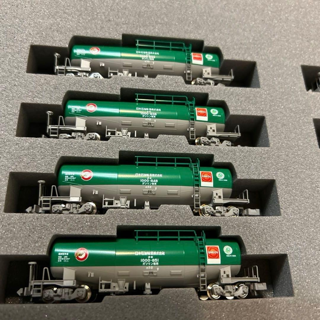 タキ1000後期型　日本石油輸送エコレールマーク付8両セット