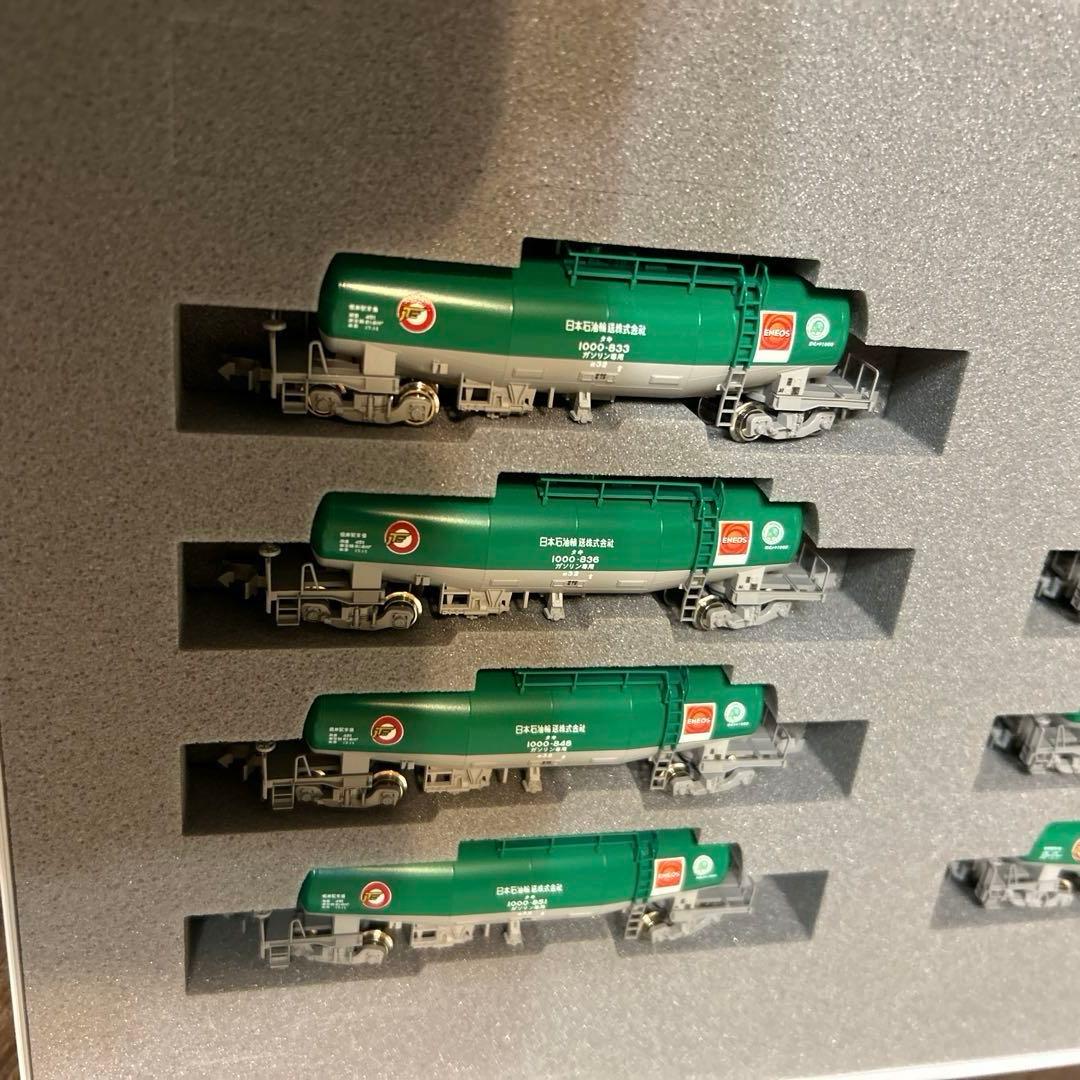 タキ1000後期型　日本石油輸送エコレールマーク付8両セット