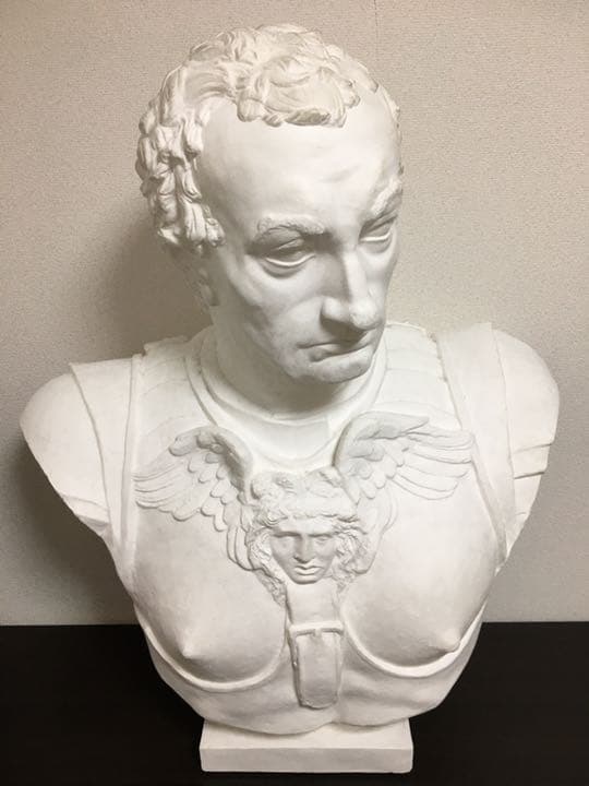 石膏像「ガッタメラータ胸像」デッサン像【クリーニング済み】美術