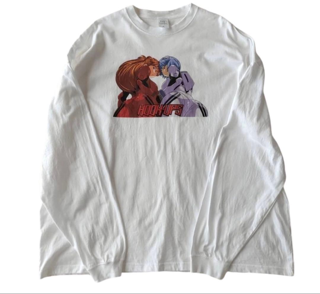 HOOK UPS エヴァンゲリオン レイ アスカ エロ Tシャツ ロンT XL - メルカリ