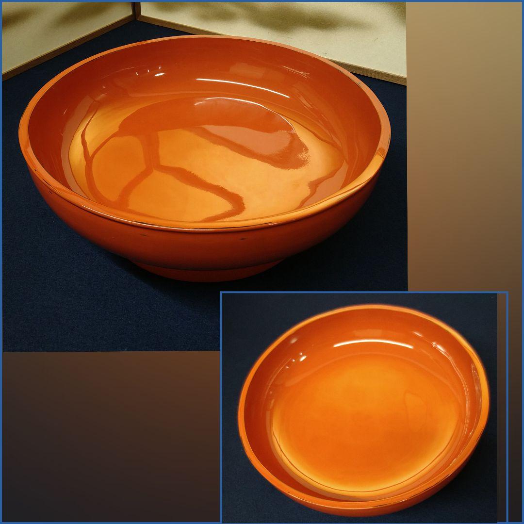 AG62 根来塗り 盛り鉢 高脚 高足 刺盛 サラダ盛 オードブル パーティー器