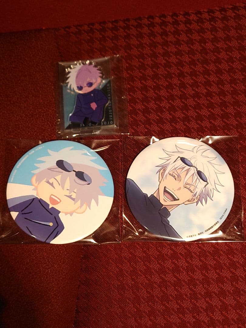 セガラッキーくじ 呪術廻戦 五条悟 群青・落日 缶バッジ