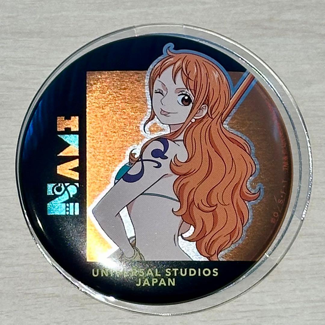 USJ ユニバ ONE PIECE プレミア・サマー コレクタブル缶バッジ ナミ
