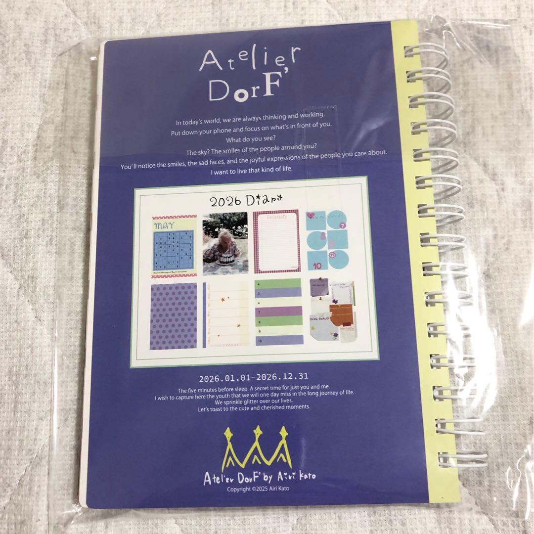 新品】2026 Diary Atelier DorF スケジュール帳 - メルカリ