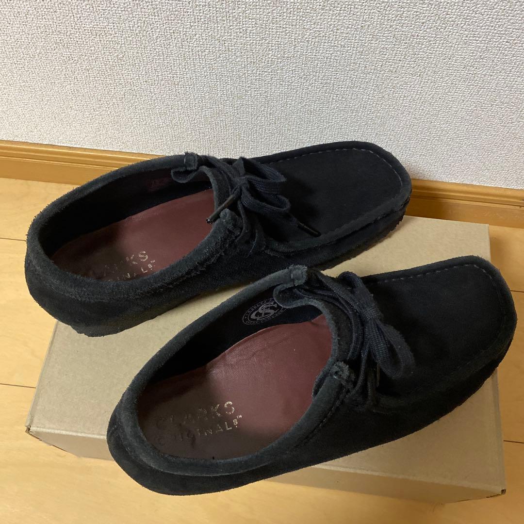 Clarks ワラビー　ブラック
