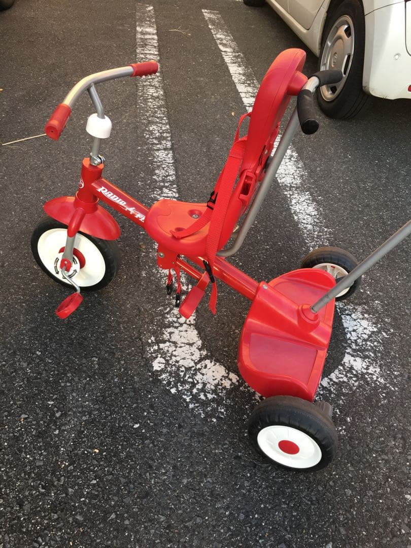 2人乗り三輪車（1人は立ち乗り） ラジオフライヤー フード付き 親用