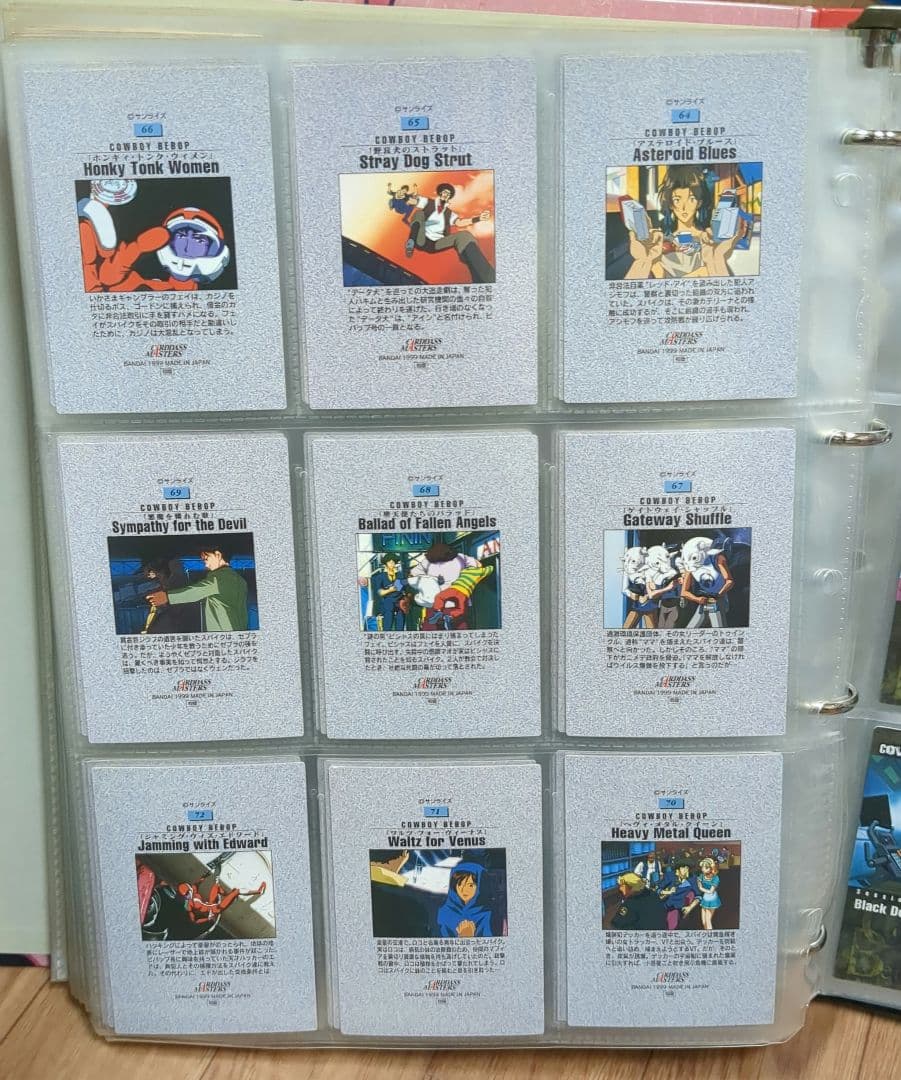 カウボーイビバップ　 カードダス マスターズ ノーマルコンプ 初版 SP2、3