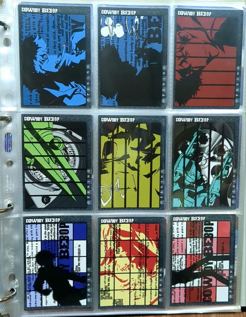 カウボーイビバップ　 カードダス マスターズ ノーマルコンプ 初版 SP2、3