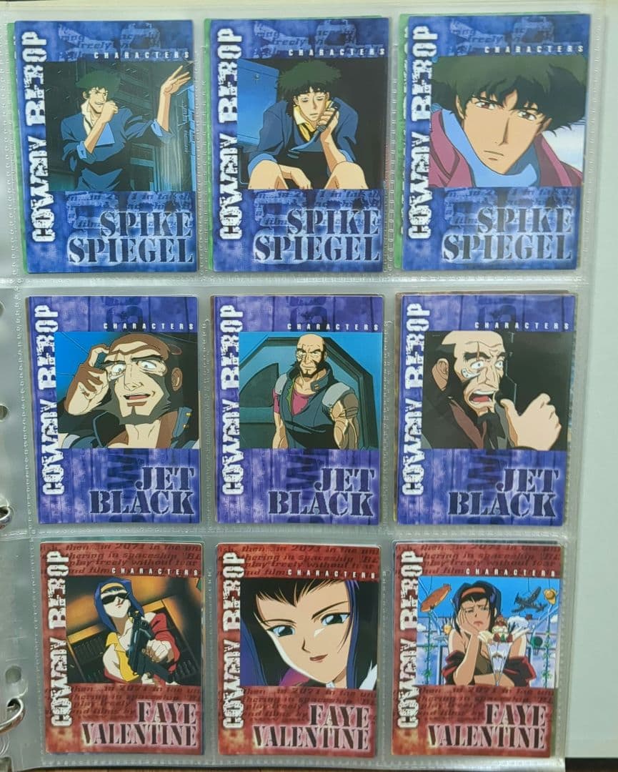 カウボーイビバップ　 カードダス マスターズ ノーマルコンプ 初版 SP2、3