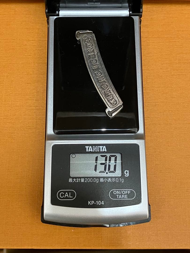 クロムハーツ　スクロールラベル　プレート