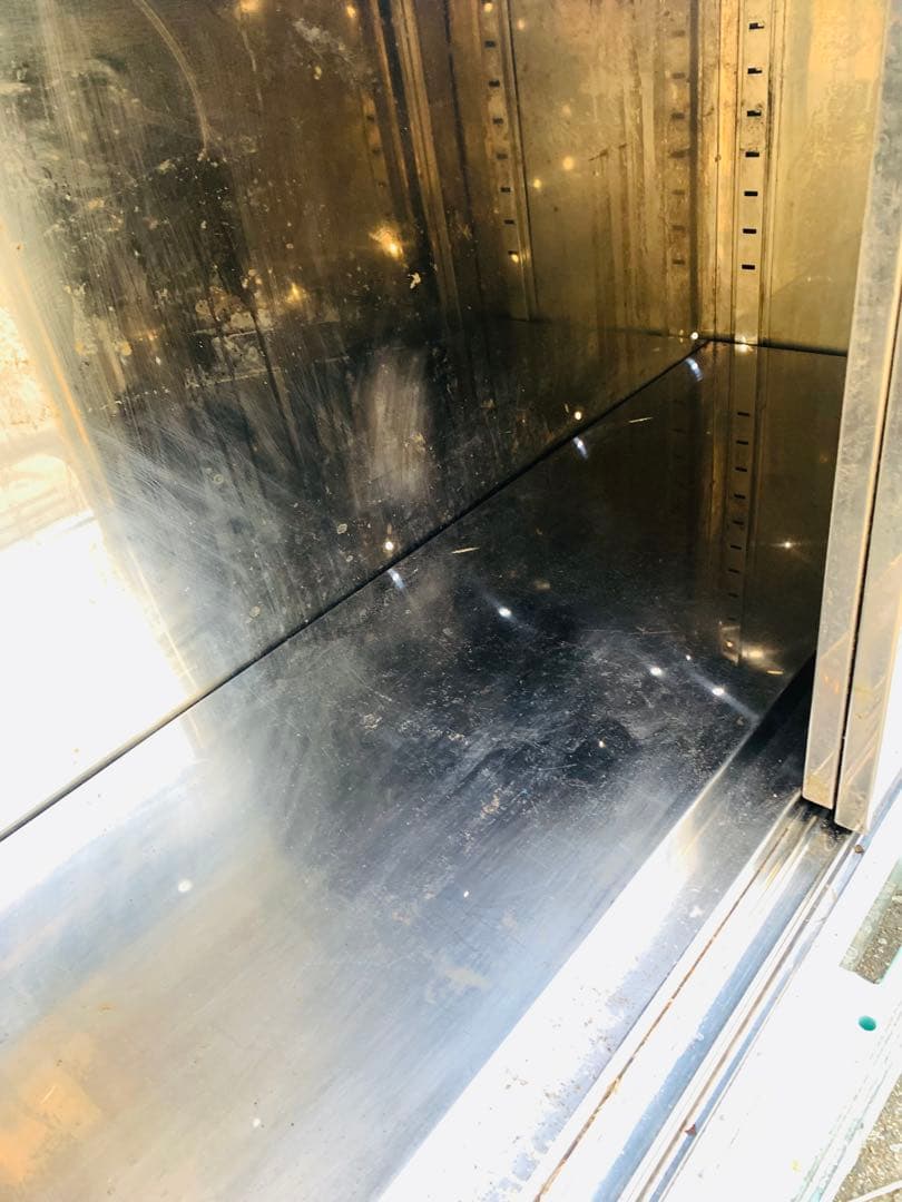 戸棚 ステンレス製収納 業務用 扉付き 高さ調整可能棚付き 120cm