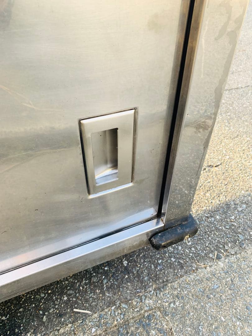 戸棚 ステンレス製収納 業務用 扉付き 高さ調整可能棚付き 120cm