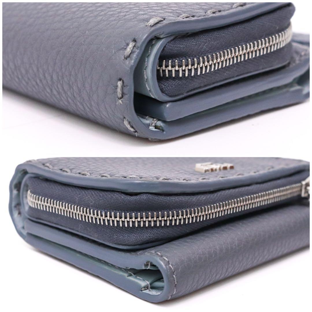 極美品】フェンディ セレリア マイクロ ピーカブー 三つ折り財布