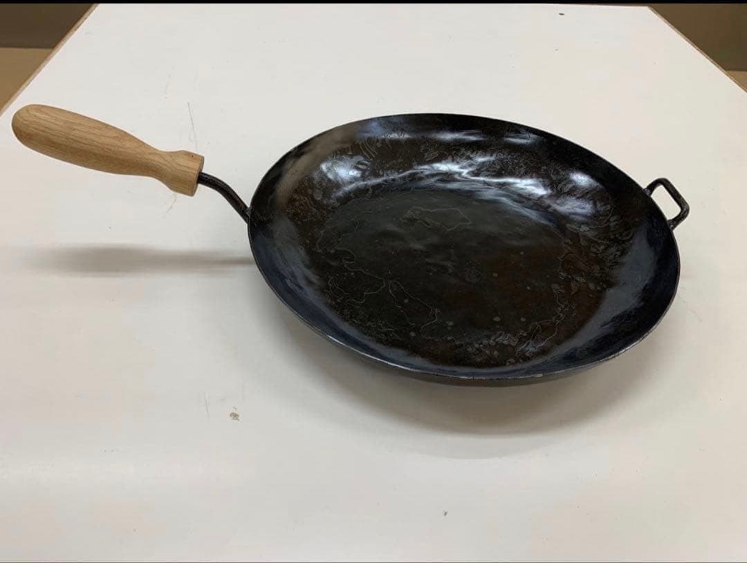 【新品未使用】槙塚鐵工所　パエリアパン取手付き　28cm タキビズム