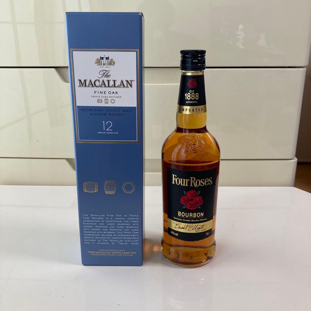 ザ マッカラン トリプルカスク 12年 700ml フォアローゼズ 2本セット 数量限定】ザ マッカラン トリプルカスク 12年 700ml 40度 シングル