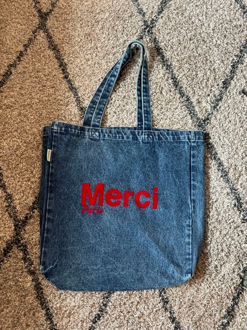 発送9/27以降【 新品 】Merci トートバッグ正規品 デニム