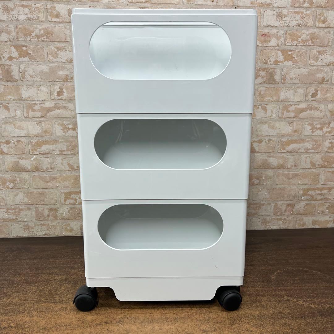 【used】B-LINE ボビーワゴン　３段５トレイ　ホワイト