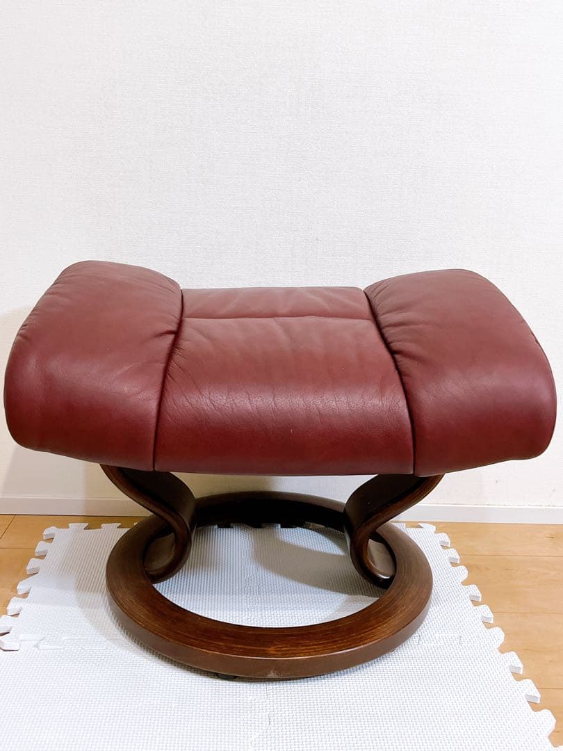 【送料込み】EKORNES エコーネス オットマン ストレスレスチェア レザー