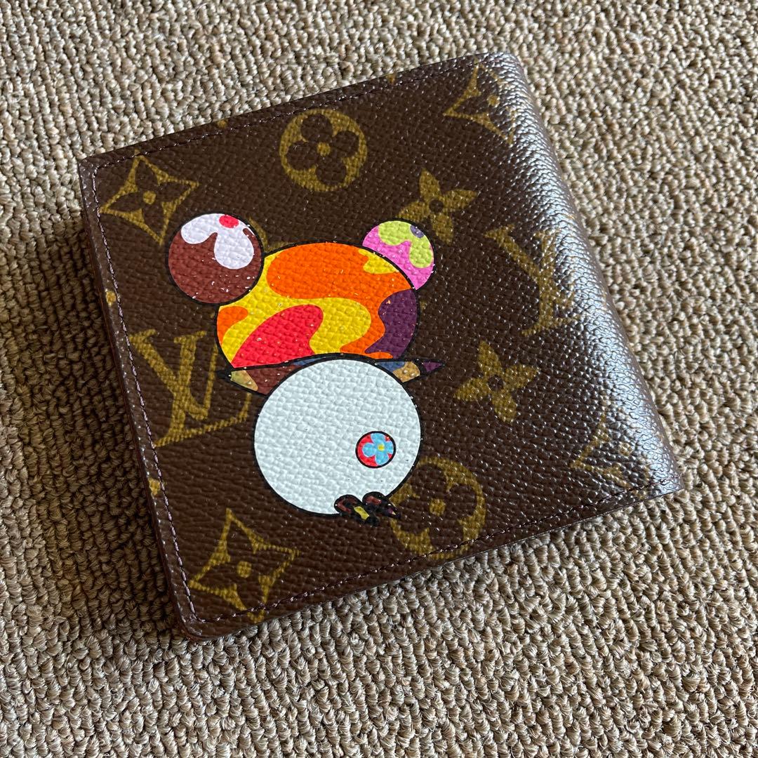 大幅値下げしました！ルイヴィトン　二つ折り財布　村上隆