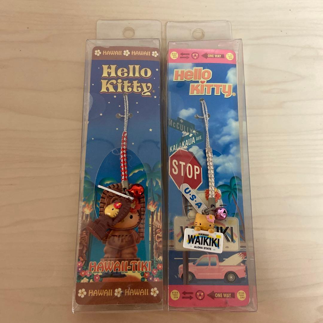 Hello Kitty 地域限定キティ　ハワイ ストラップ　2個セット