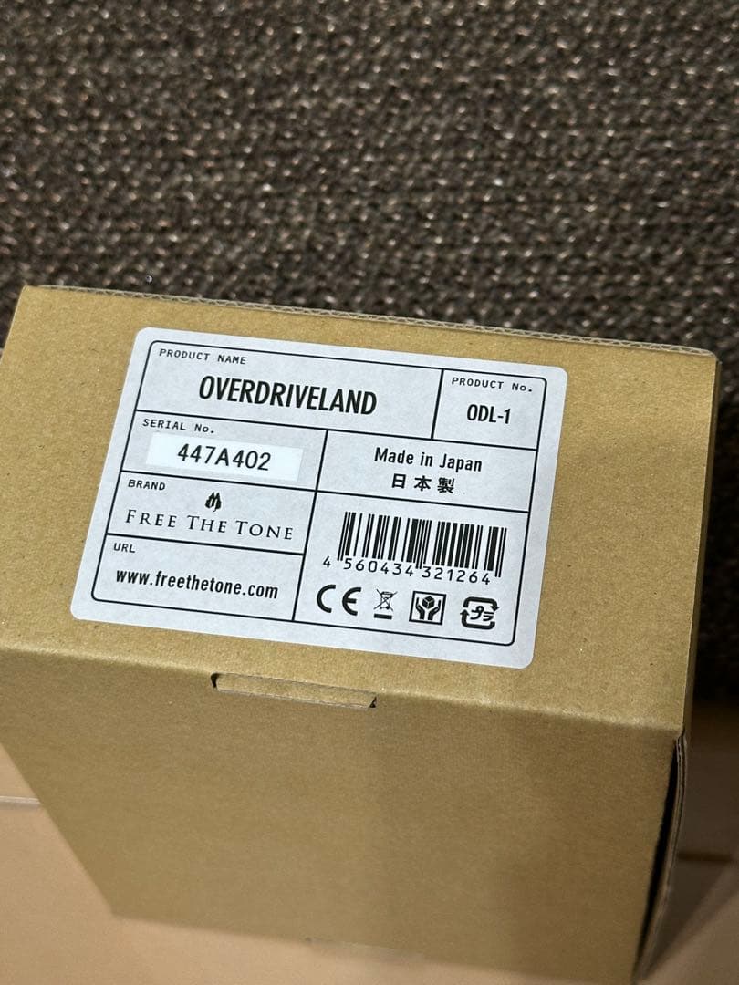 S*a様 【未使用品】FREE THE TONE OVERDRIVELAND O