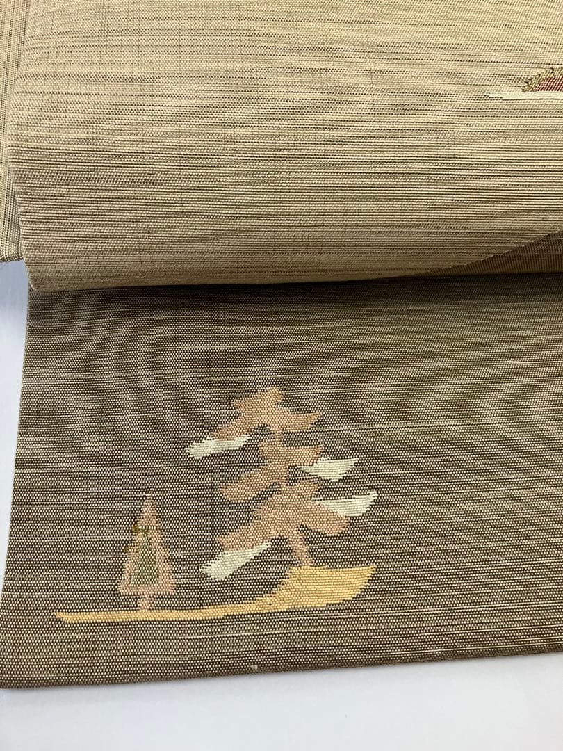 お仕立て上がり名古屋帯 新品未使用品 正絹 西陣織 No.355 - メルカリ