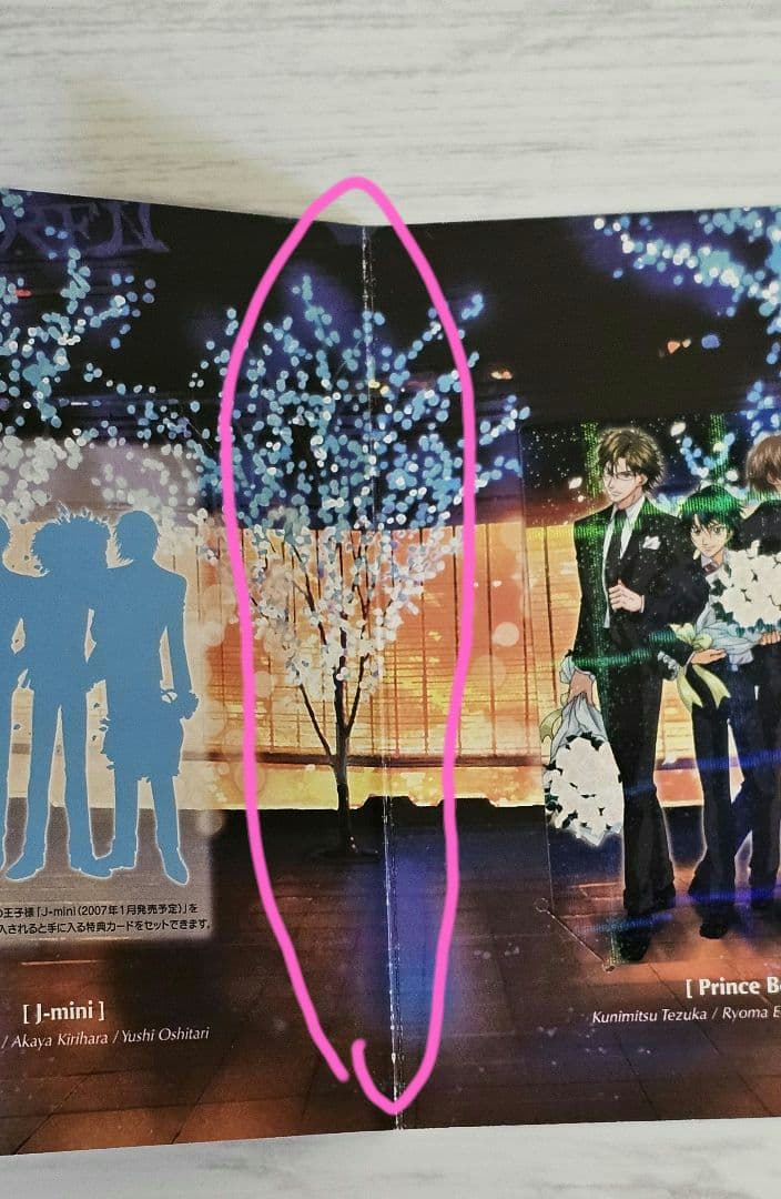テニスの王子様　J-mini ・PRINCE BOX 特典　プロモーションカード