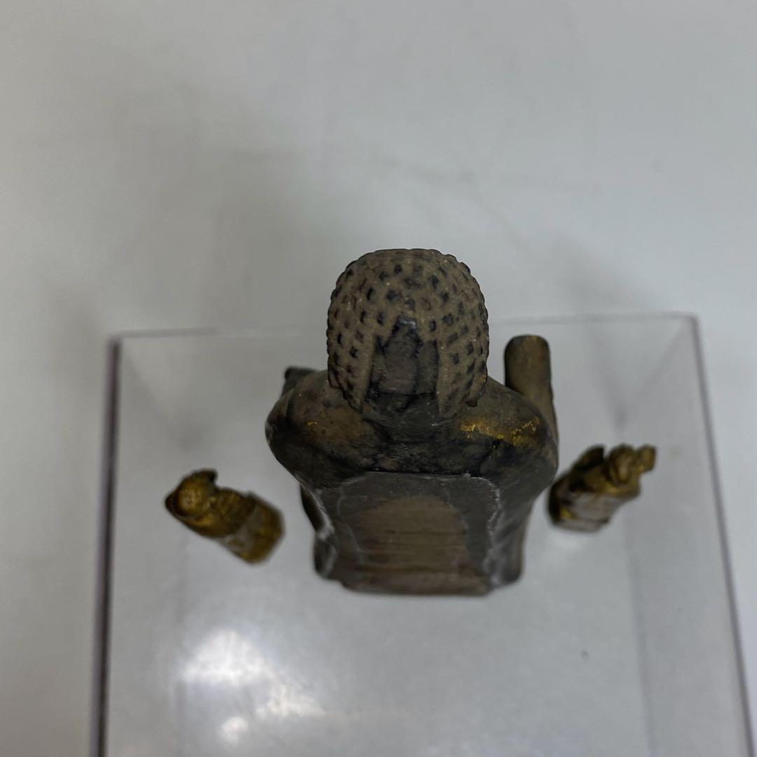 江戸初期 木彫 阿弥陀仏 厨子入 東さ7-1124② - メルカリ