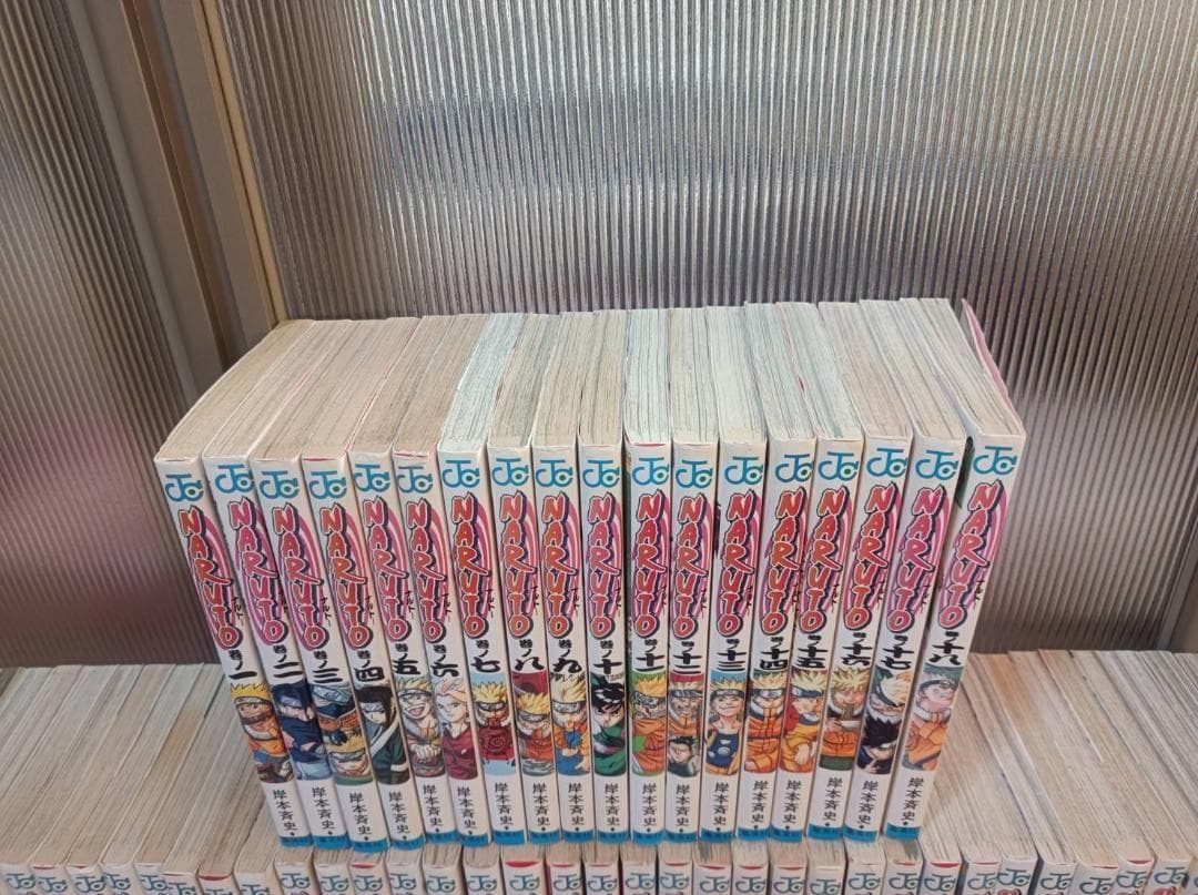 美品 初版 即納 NARUTO ナルト 全巻 全巻セット 関連本付き