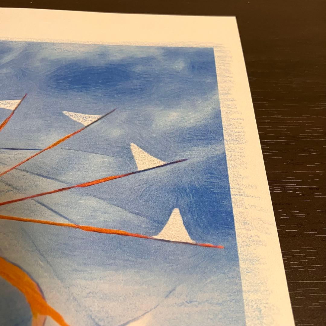 ジブリアート12 魔女の宅急便より「太陽の風車」　額装品　32.7㎝×24.0㎝