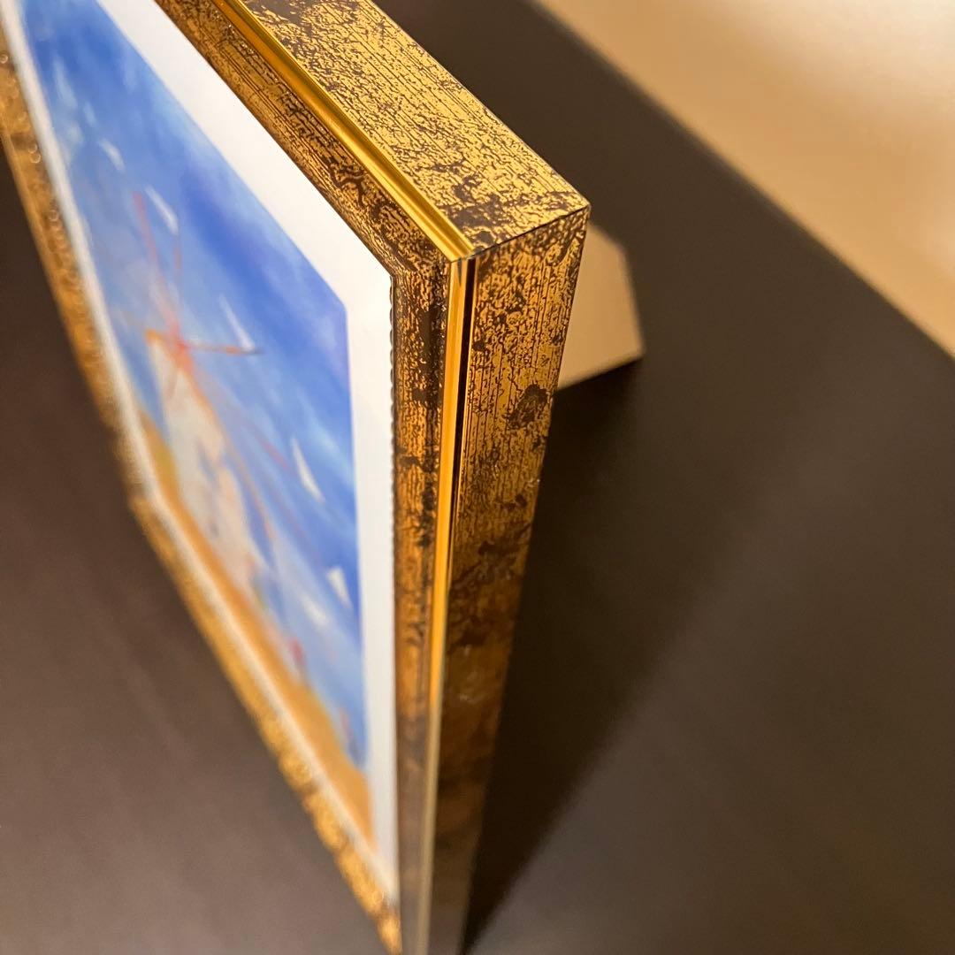 ジブリアート12 魔女の宅急便より「太陽の風車」　額装品　32.7㎝×24.0㎝