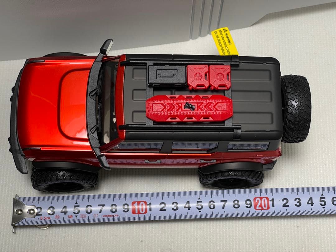アキシャル1/24 SCX24 2021 フォード ブロンコ 4WD RTR 赤