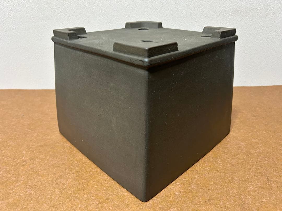 紀山　盆栽鉢　懸崖鉢