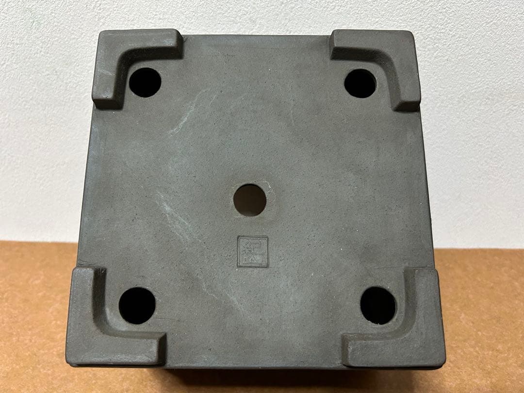 紀山　盆栽鉢　懸崖鉢