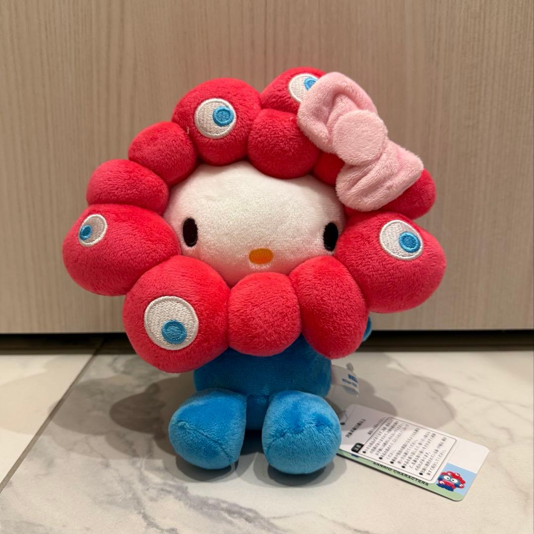 ミャクミャク キティちゃん ぬいぐるみ 大阪万博 - メルカリ