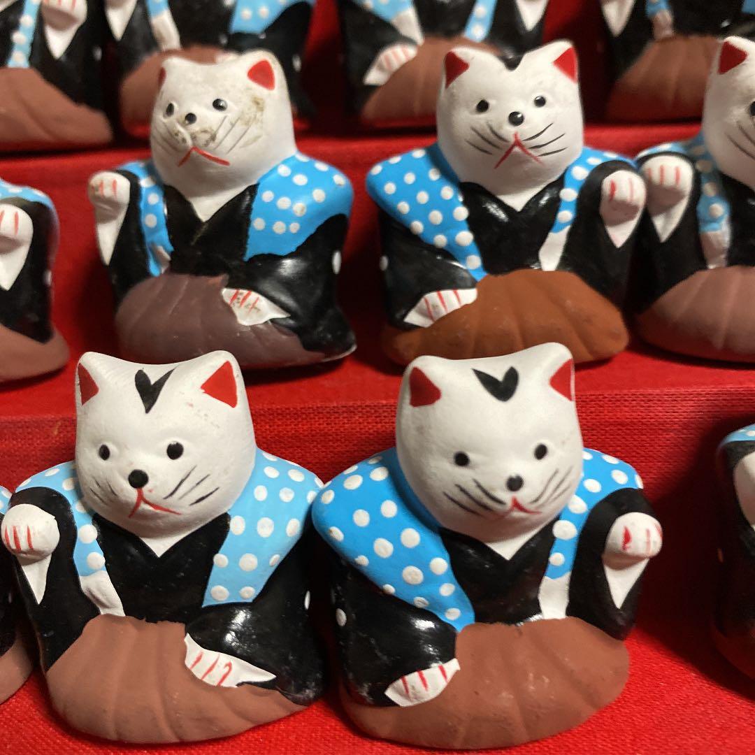 住吉大社 初辰招き猫 小ねこ25体専用ケースつき 最も安い 住吉大社 初