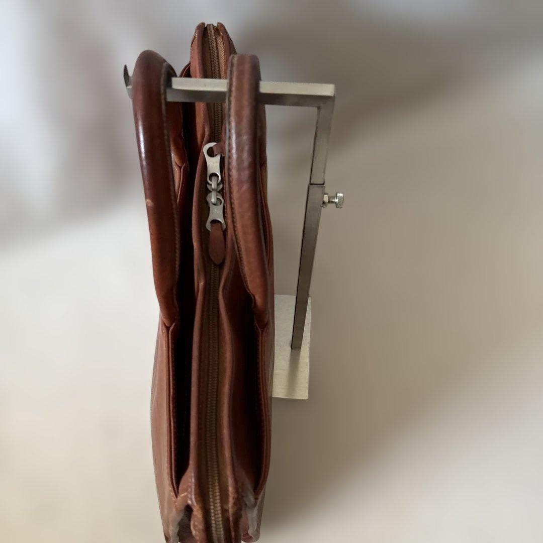 レア✨IL BISONTE イルビゾンテ　ビジネスバッグ 本革 ブラウン