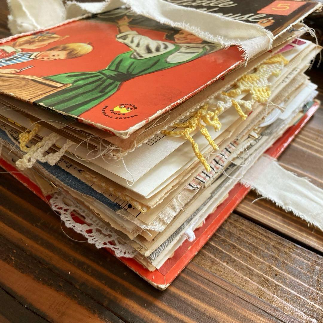 junk journal ジャンクジャーナル雑記帳　平袋付き