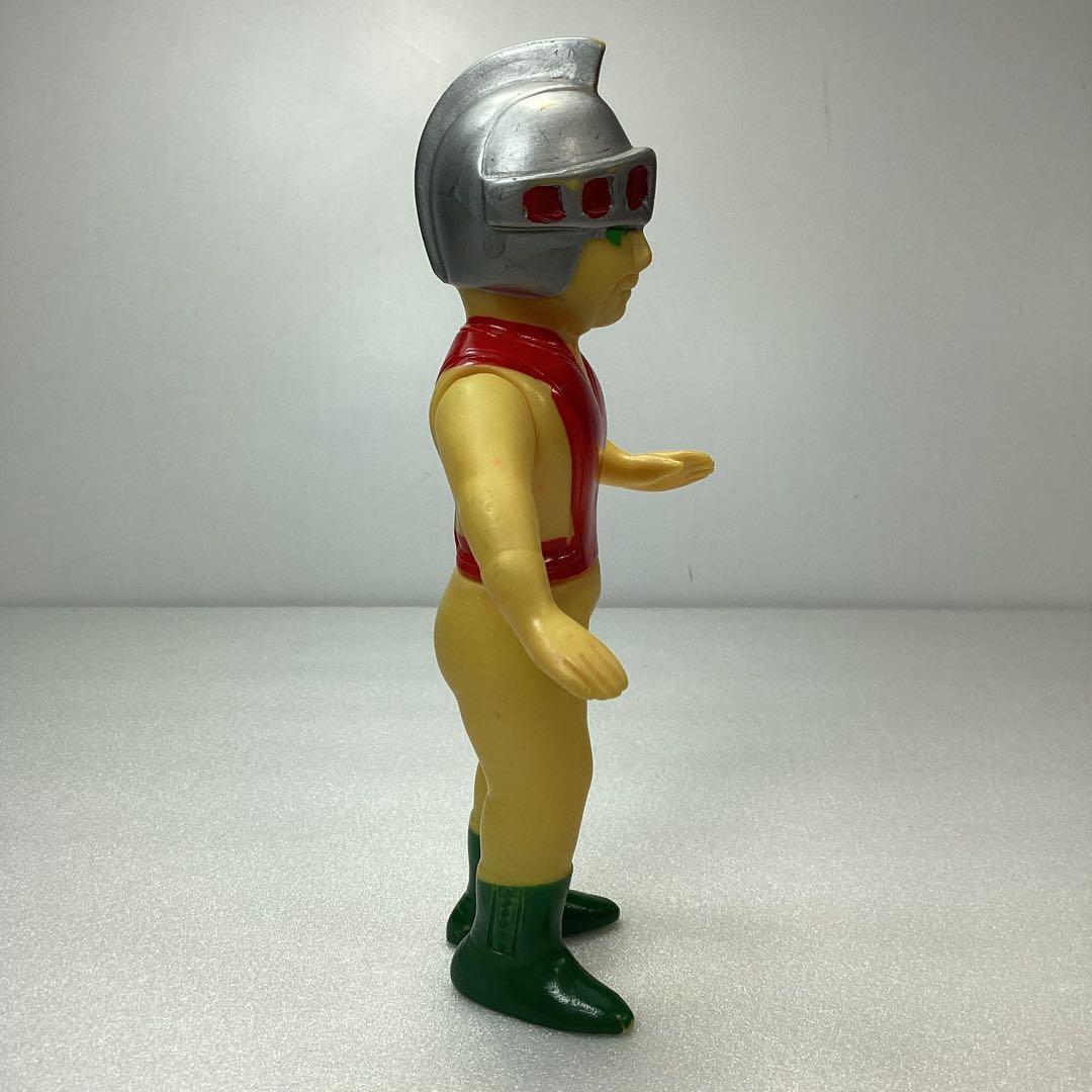 『当時モノ』 黄色いシルバー仮面 ソフビ