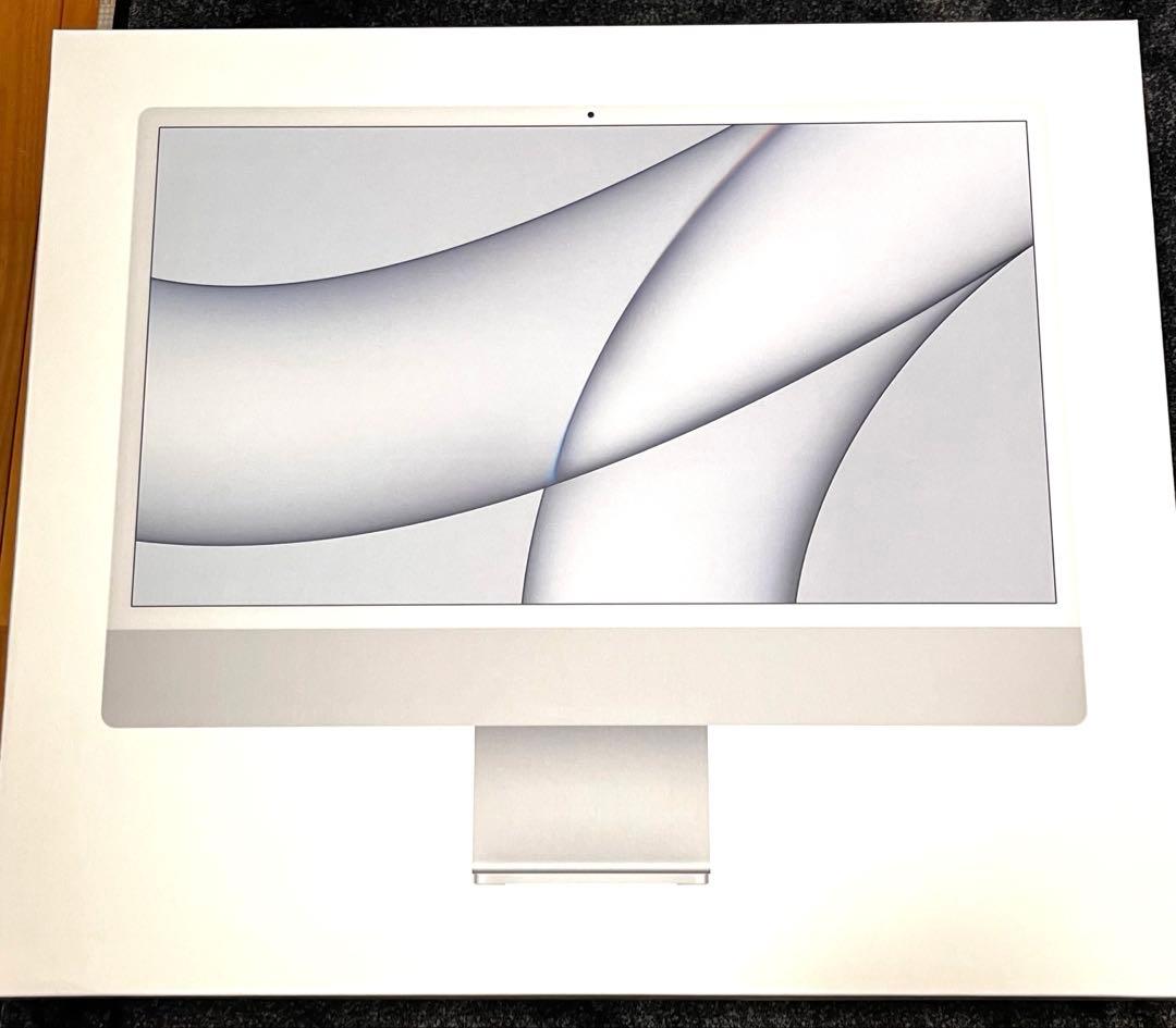 美品】M1 iMac 24インチ 4.5K シルバー M1搭載