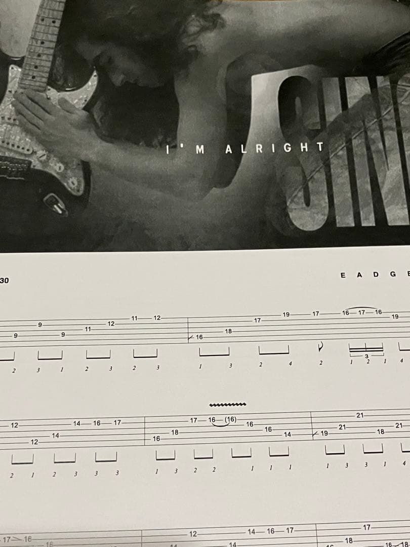 NEIL ZAZA ギタースコアブック