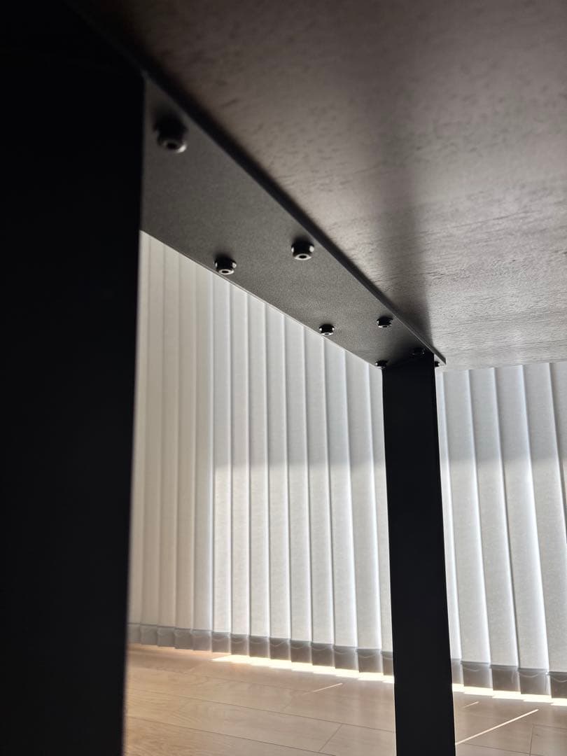 KANADEMONO ダイニングテーブル Black Steel