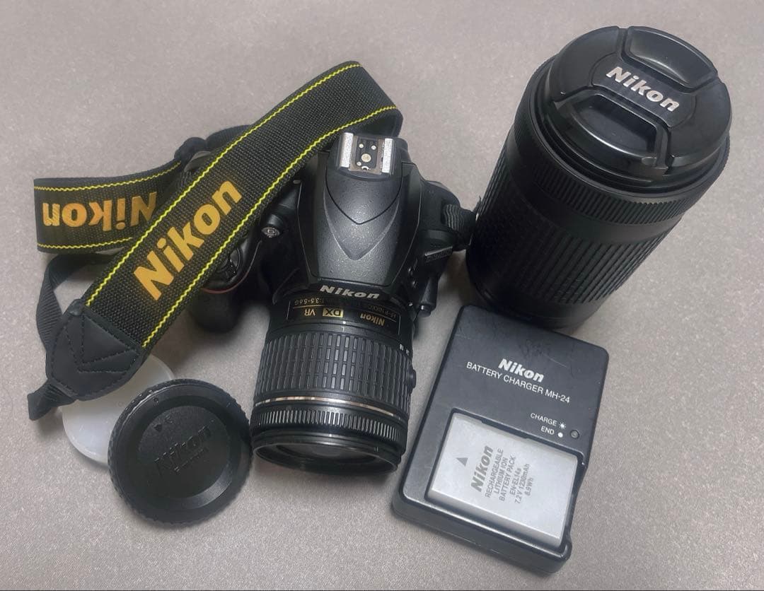Nikon d3400 説明書あり収納ケース付き